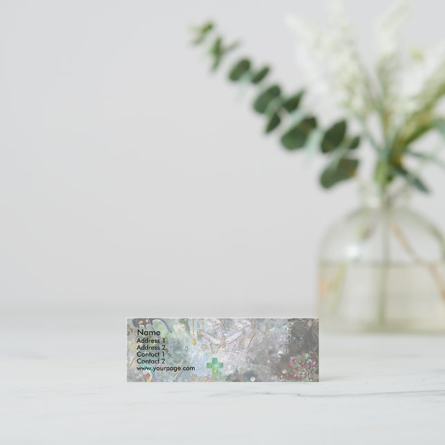 Carte De Visite Mini Aimez votre monde, modèle (Créateur téléchargé)