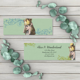 Carte De Visite Mini Alice Au Pays Des Merveilles Princesse Reine Vinta