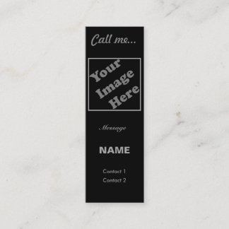 Carte De Visite Mini Appelez-moi… (Verticale)