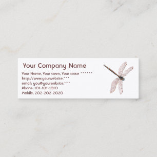 Carte De Visite Mini aquarelle de nénuphar