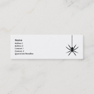 Carte De Visite Mini Araignée - maigre
