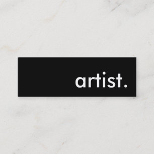 Carte De Visite Mini artiste.