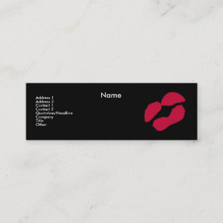 Carte De Visite Mini "Artiste de maquillage "