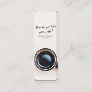 Carte De Visite Mini Avec un Signet de livre