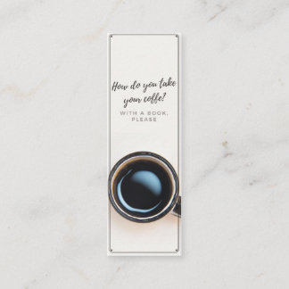 Carte De Visite Mini Avec un Signet de livre