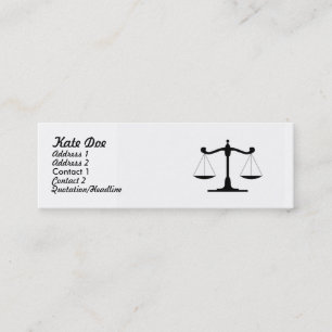 Carte De Visite Mini Avocat