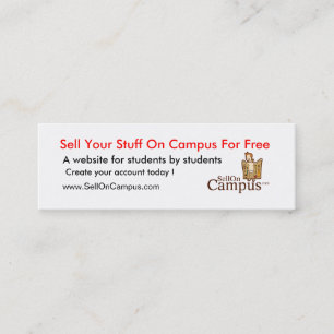 Carte De Visite Mini Bannière de SellOnCampus