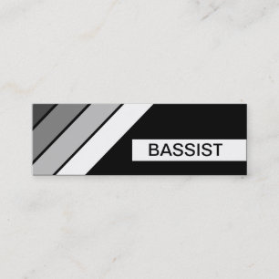 Carte De Visite Mini BASSIST rétro