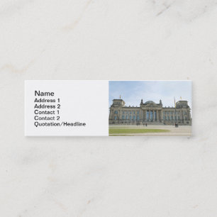 Carte De Visite Mini Bâtiment du Reichstag à Berlin