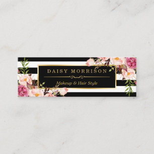 Carte De Visite Mini Belles Fleurs Enveloppant Gold Bed & Breakfast