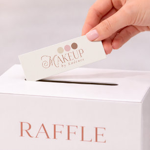 Carte De Visite Mini Billet de tombola à l'effigie de l'entreprise d'ar