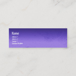 Carte De Visite Mini Bleu 2 d'AMOUR d'ARBRE