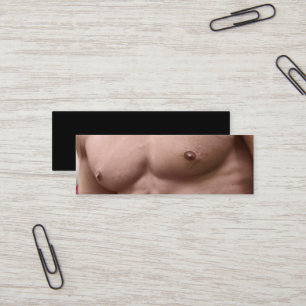 Carte De Visite Mini Bodybuilder Personal Trainer Physique Fitness