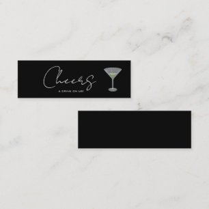 Carte De Visite Mini Boire Billet Cheers Mariage Réception Mini Carte