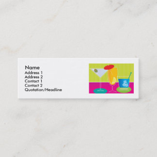 Carte De Visite Mini Boissons de partie