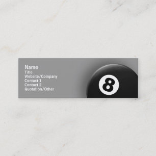 Carte De Visite Mini Boule 8