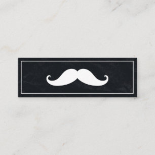 Carte De Visite Mini Boutique De Barbier De Moustache Moderne Simple