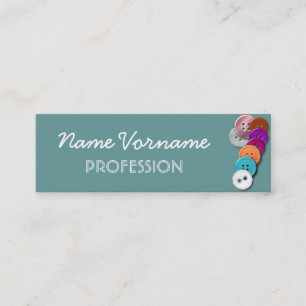 Carte De Visite Mini boutonne