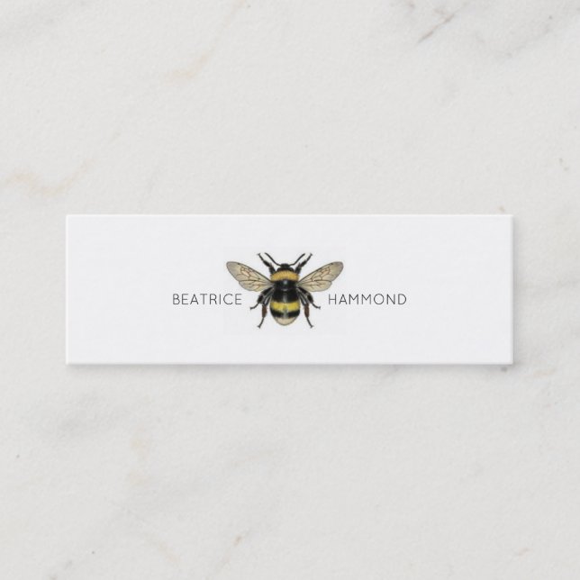 Carte De Visite Mini Bumble Bee Skinny (Devant)