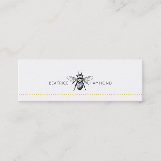 Carte De Visite Mini Bumble Bee Skinny Profil (Devant)
