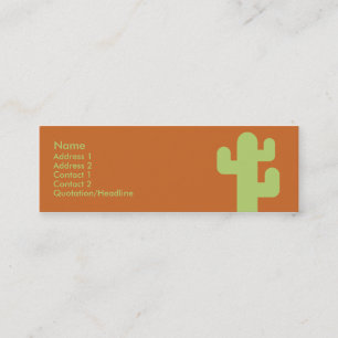 Carte De Visite Mini Cactus - Skinny