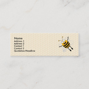 Carte De Visite Mini Cartoon Bee
