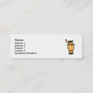 Carte De Visite Mini Cat Mrowr