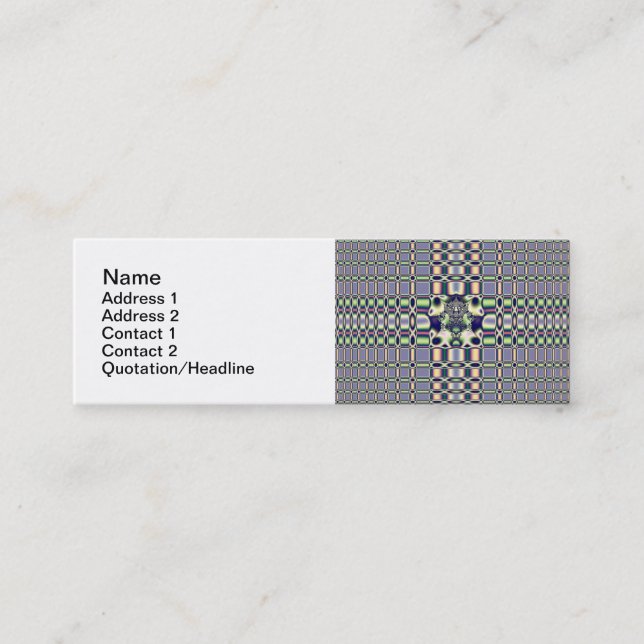Carte De Visite Mini Cellules (Devant)