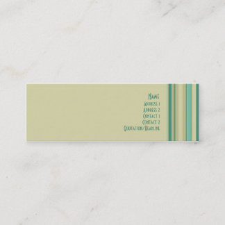 Carte De Visite Mini Chambre de plage • Profilecard