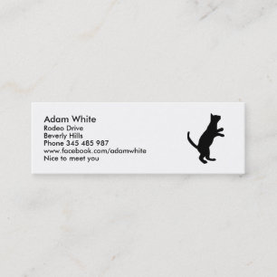 Carte De Visite Mini Chat