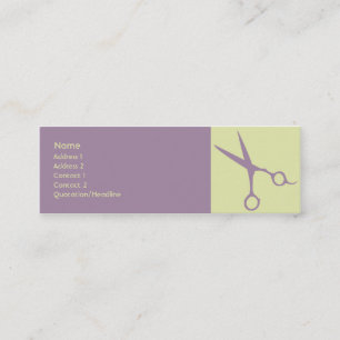Carte De Visite Mini Ciseaux - Séché