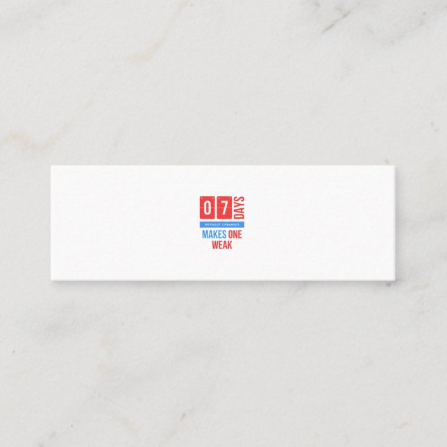 Carte De Visite Mini Citation de passe-temps pour céramique amusante (Devant)