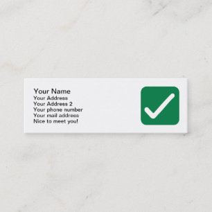 Carte De Visite Mini Coche