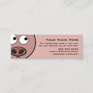 Carte De Visite Mini Cochon mignon