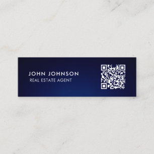 Carte de visite mini Code QR