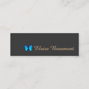 Carte De Visite Mini Colbalt Blue Butterfly Nature