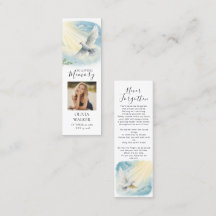 Colombe dans la lumière du soleil Signet de souven