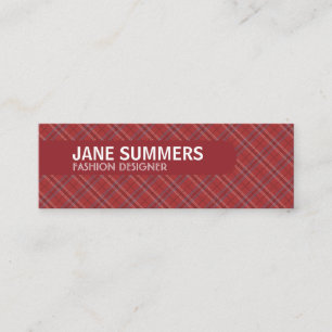 Carte De Visite Mini Conception Argyle