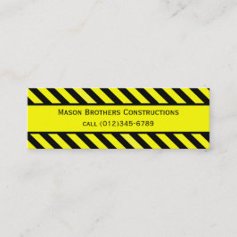 Carte De Visite Mini construction