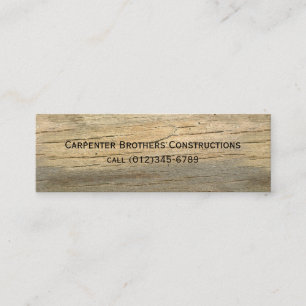 Carte De Visite Mini construction
