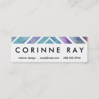 Copie géométrique de Chevron d'aquarelle rose