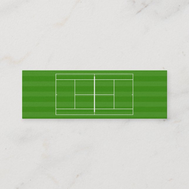 Carte De Visite Mini court de tennis (Devant)