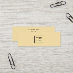 Carte De Visite Mini Créer votre écoute de logo personnalisée
