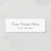 Carte De Visite Mini Créez votre mini-carte de visite