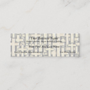 Carte De Visite Mini Croix d'or