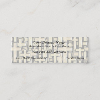 Carte De Visite Mini Croix d'or