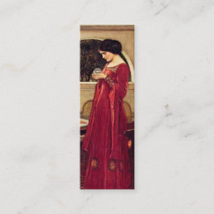 Carte De Visite Mini Crystal Ball Signet par John W. Waterhouse
