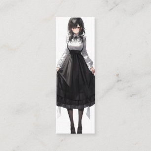 Carte De Visite Mini Cute Anime Maid