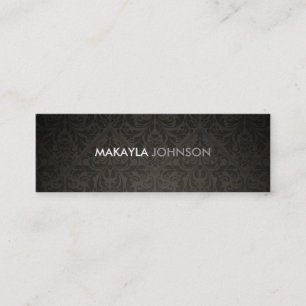 Carte De Visite Mini Damassé moderne et minimale