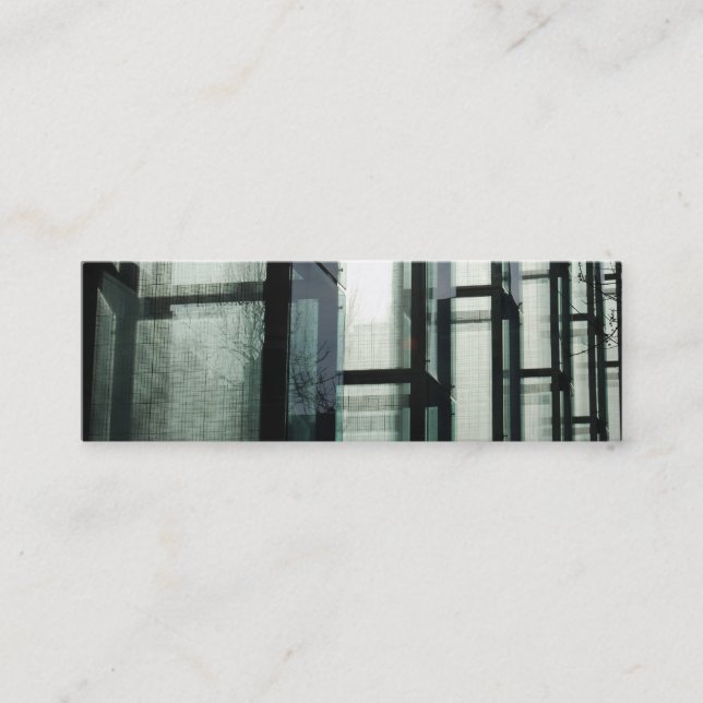 Carte De Visite Mini Début de la matinée à Boston - maigre (Devant)